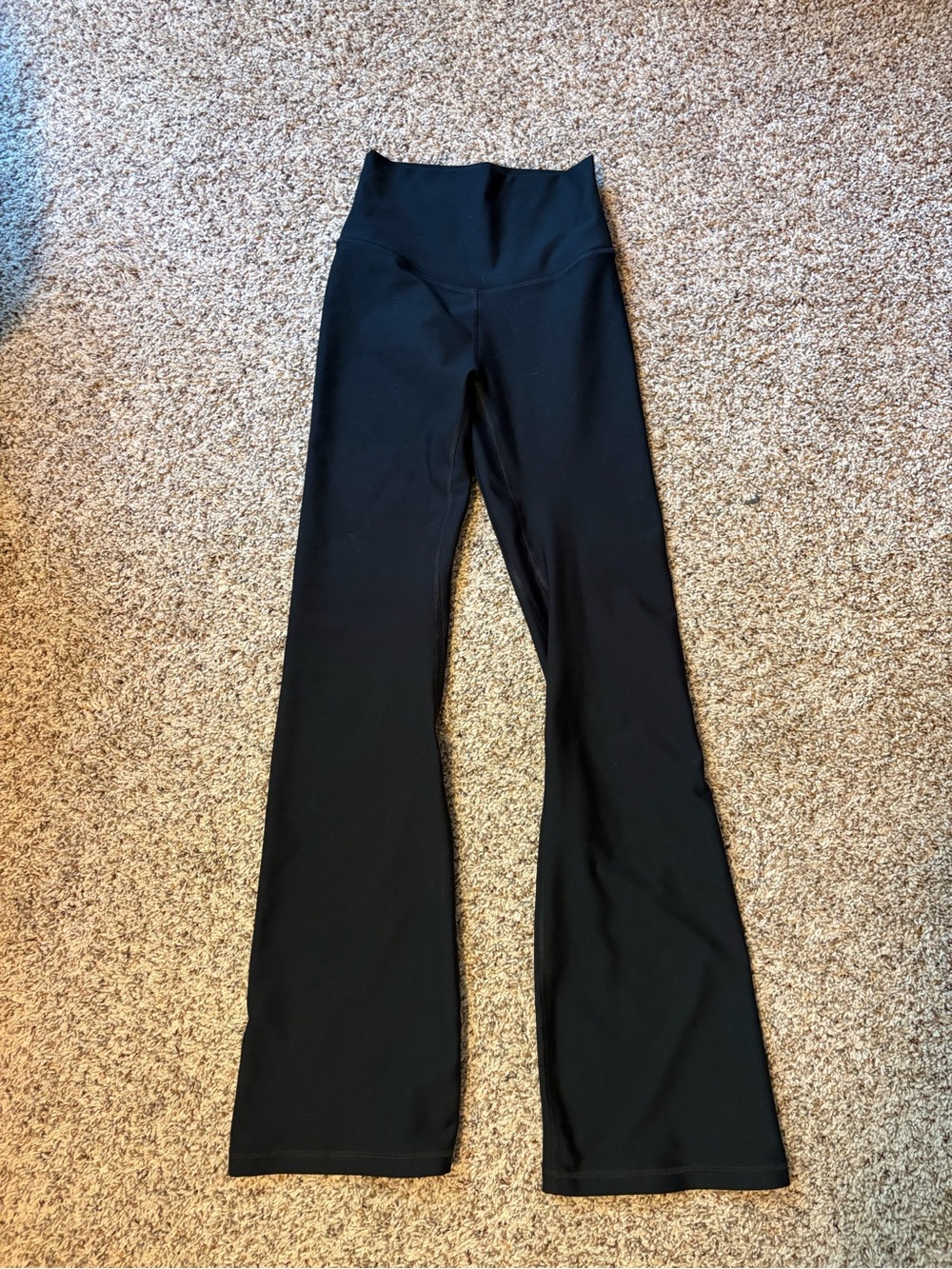 Abercrombie and Fitch High-Waist Black Flare Women's Pants